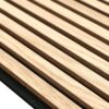 Akupanel - Akoestische wandpanelen - Klassiek eiken (zwart vilt/bruin mdf) - 260x60cm