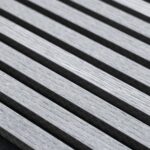 Akupanel - Akoestische wandpanelen - Grijs (zwart vilt) - 260x60cm