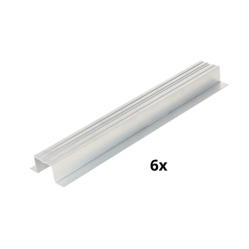 Aluminium regelwerk gevelbekleding - Set van 6 stuks