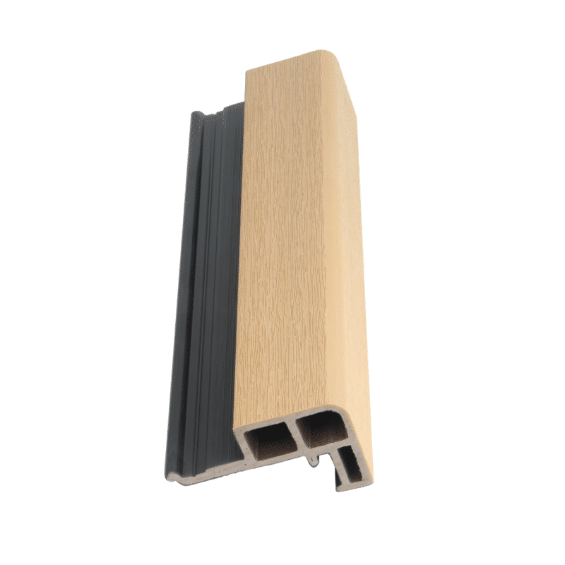 Alternative view of Premium Hoekprofiel Brede Latten Gevelbekleding Eiken + Zwart